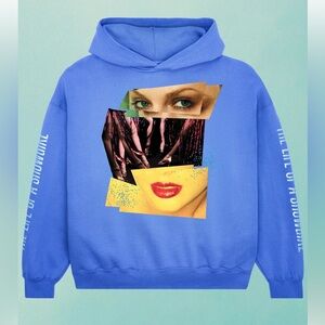 Taylor Swift Official "The Life of a Showgirl" Violet Blue Hoodie